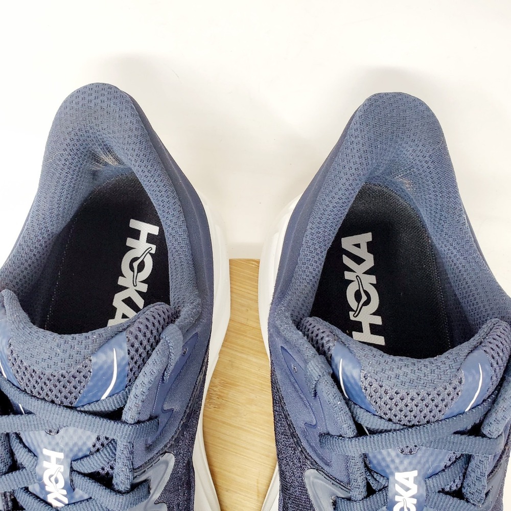 Hoka One One Bondi 9 Shoes Mens 11 2E WIDE Blue Comfort Walking Running Sneaker - Picture 5 of 16